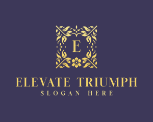 Elegant Flower Boutique logo design