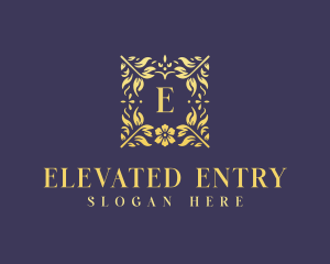 Elegant Flower Boutique logo design