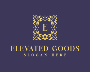 Elegant Flower Boutique logo design