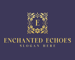 Elegant Flower Boutique logo design