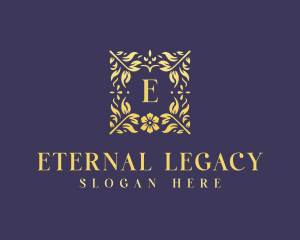 Elegant Flower Boutique logo design