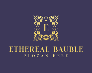 Elegant Flower Boutique logo design