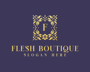 Elegant Flower Boutique logo design