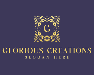 Elegant Flower Boutique logo design