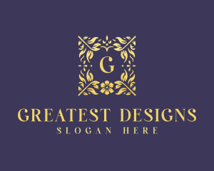 Elegant Flower Boutique logo design