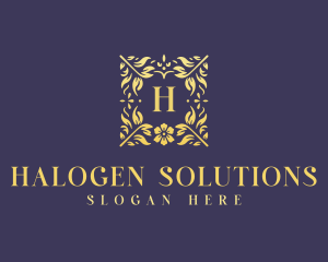 Elegant Flower Boutique logo design