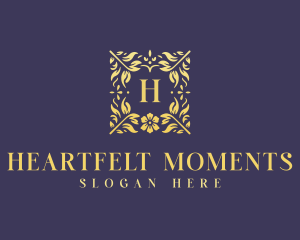 Elegant Flower Boutique logo design