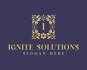 Elegant Flower Boutique logo design