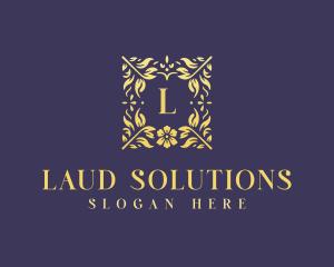 Elegant Flower Boutique logo design