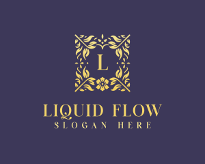 Elegant Flower Boutique logo design