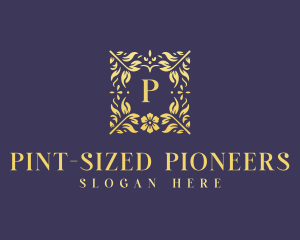 Elegant Flower Boutique logo design