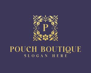 Elegant Flower Boutique logo design