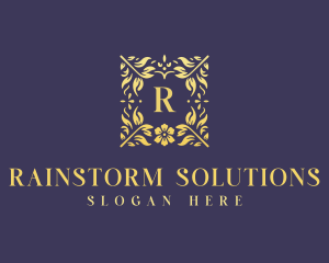 Elegant Flower Boutique logo design