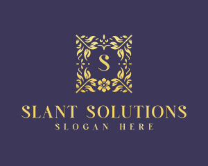 Elegant Flower Boutique logo design