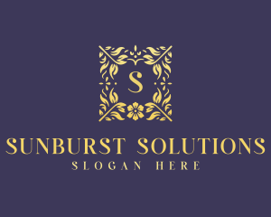 Elegant Flower Boutique logo design