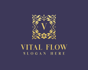 Elegant Flower Boutique logo design