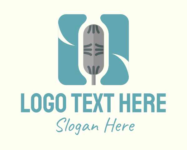 Speaking logo example 2