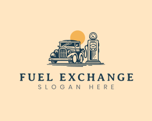 Car Gasoline Fuel logo