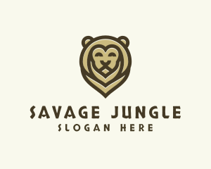 Wild Lion Safari logo design