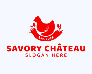 Chicken Poultry Restaurant  logo design