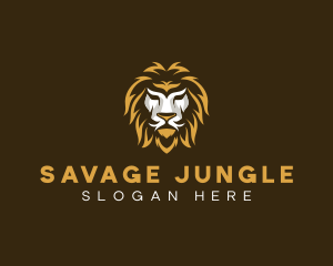 Lion Jungle Zoo logo design