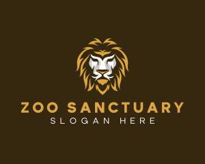 Lion Jungle Zoo logo design