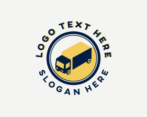 Logistics Truck Vehicle logo
