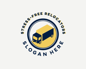 Logistics Truck Vehicle logo design