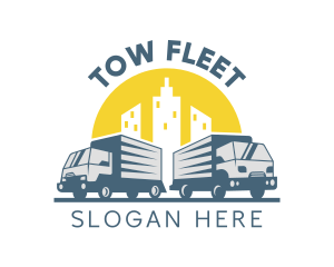 City Truck Forwarding logo design