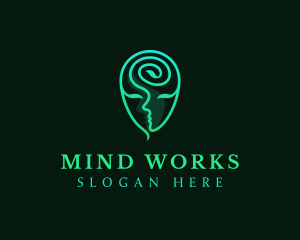 Mental Brain Wellness logo design