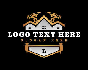 House Construction Renovation Logo