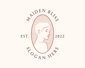 Beautiful Maiden Feminine logo design