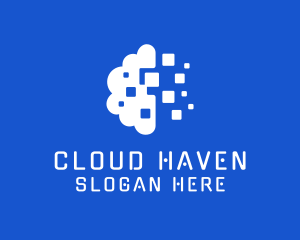 Digital Cloud Database logo design