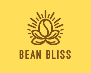 Bright Cafe Coffee Bean logo