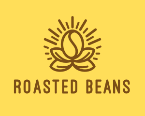 Bright Cafe Coffee Bean logo