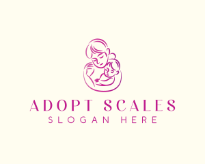 Mother Infant Pediatric logo design