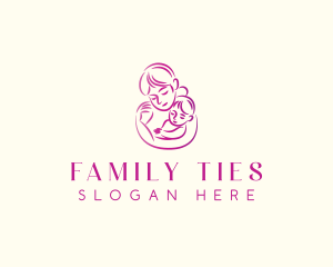 Mother Infant Pediatric logo design