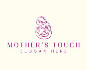 Mother Infant Pediatric logo design