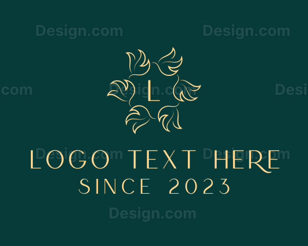 Elegant Leaf Decor Logo