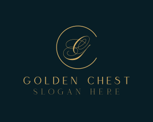 Golden Bridal Beauty  logo design