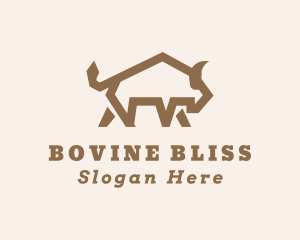 Bull Bison Farming logo design