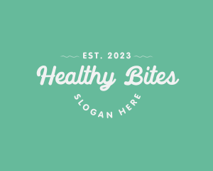 Healthy Drinks Store Wordmark logo design