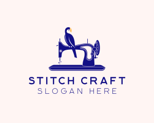 Bird Sewing Machine logo design