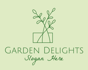 Green Plant Seedlings  logo design