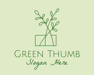 Green Plant Seedlings  logo design