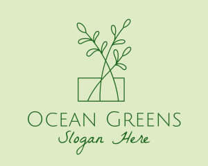 Green Plant Seedlings  logo design