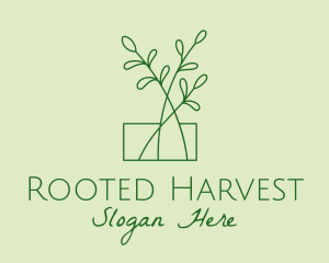 Green Plant Seedlings  logo design