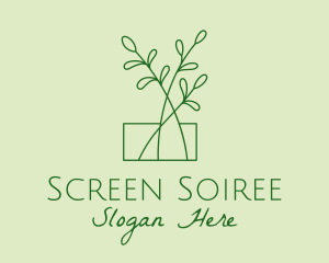 Green Plant Seedlings  logo design