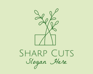 Green Plant Seedlings  logo design