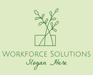 Green Plant Seedlings  logo design